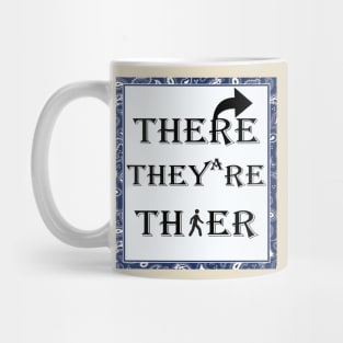 They're, Their, There Mug